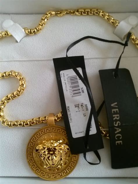 cheap versace chain|authentic versace jewelry.